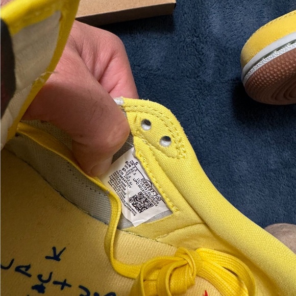 SOLD**Travis Scott Jordan 1 Low Canary - Picture 8 of 9